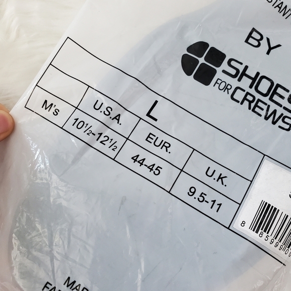 New! CrewGuard® Slip-Resistant Overshoes Size Large. Men 10.5 - 12.5.Make any - Picture 5 of 5